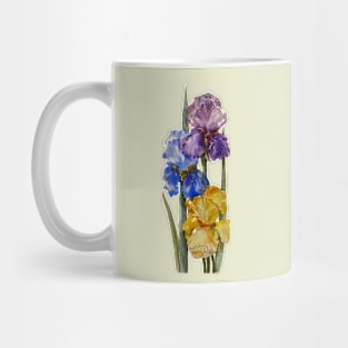 Iris Watercolor Mug